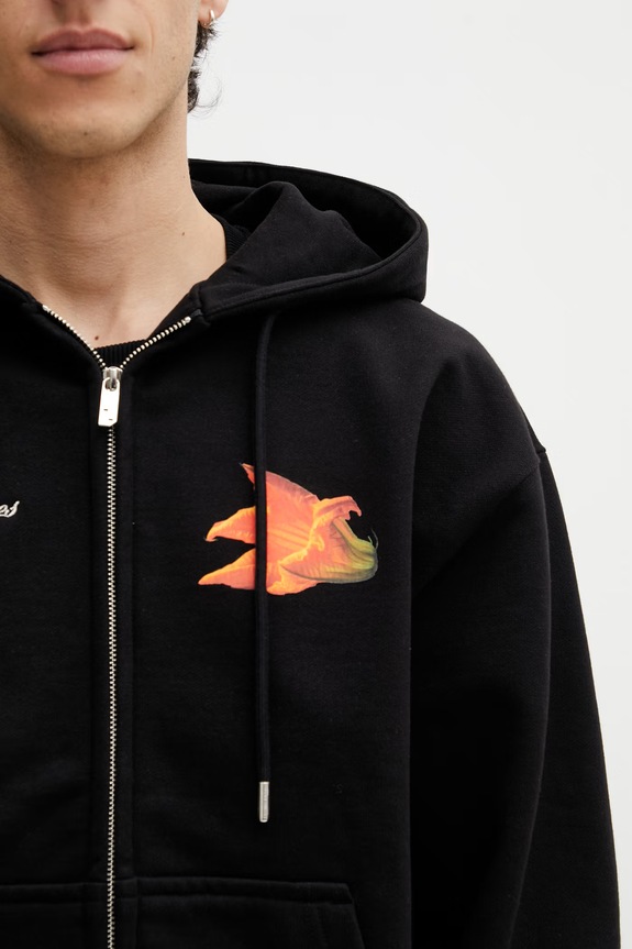 Filling Pieces Zucchini oversized sweatshirt cotton Men's black 412633501289.130