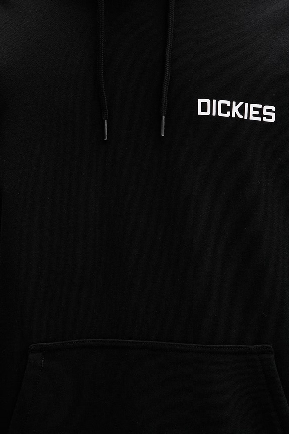 Dickies mikina s kapucňou pánska s bavlnou DK0A88POBLK1 čierna