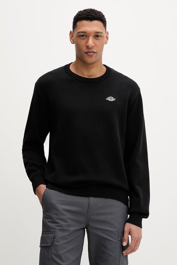 Dickies pulover de bumbac grosime medie negru DK0A87OPBLK1