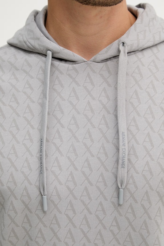 Armani Exchange férfi pamut melegítőfelső XM001225.AF11847 szürke