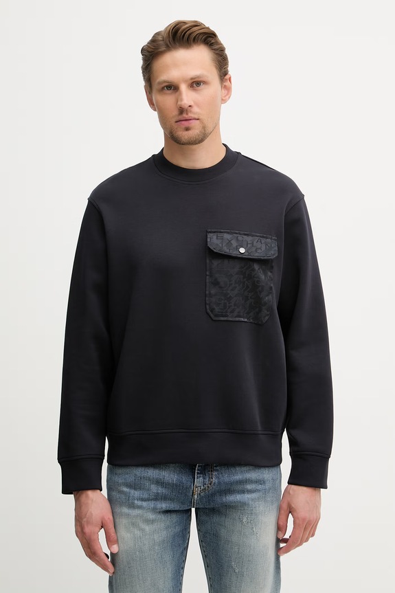 Armani Exchange dukserica za muškarce mornarsko plava XM002066.AF10818