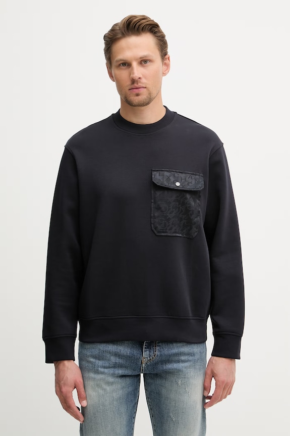 Armani Exchange dukserica za muškarce mornarsko plava XM002066.AF10818
