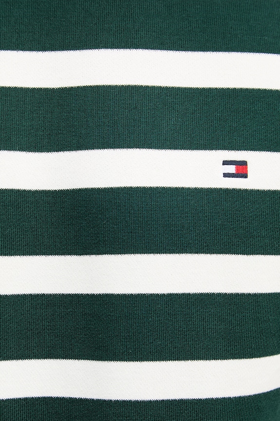 Tommy Hilfiger mikina pánska bavlnená MW0MW41352 zelená