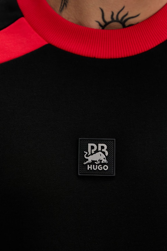 HUGO bluza męska bawełniana Davalio_RB 50559679 czarny