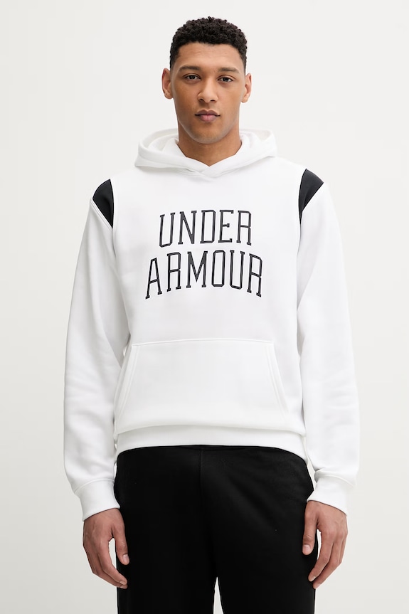 Μπλούζα Under Armour Rival με κουκούλα λευκό 6009353