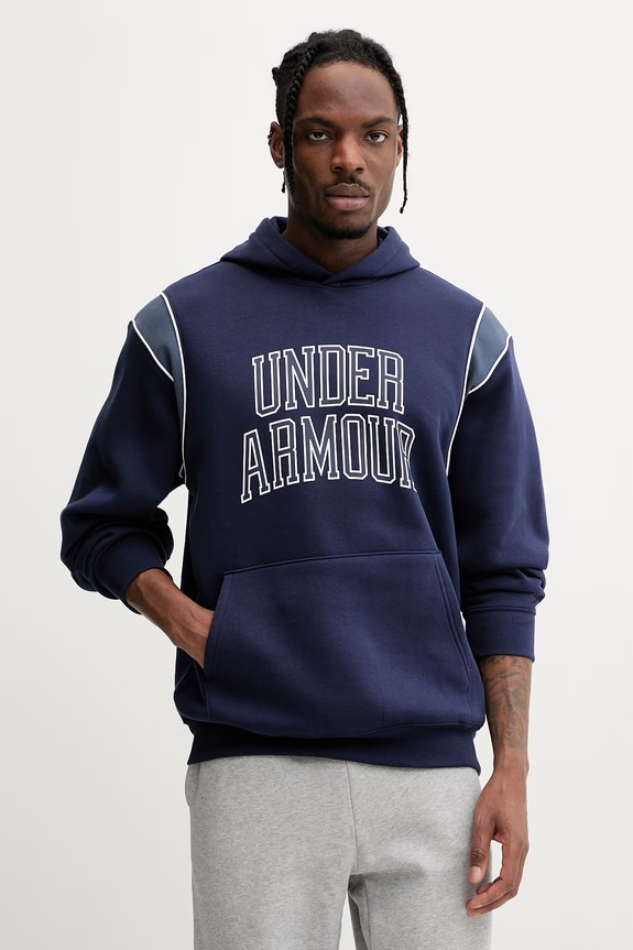 Μπλούζα Under Armour Rival με κουκούλα σκούρο μπλε 6009353