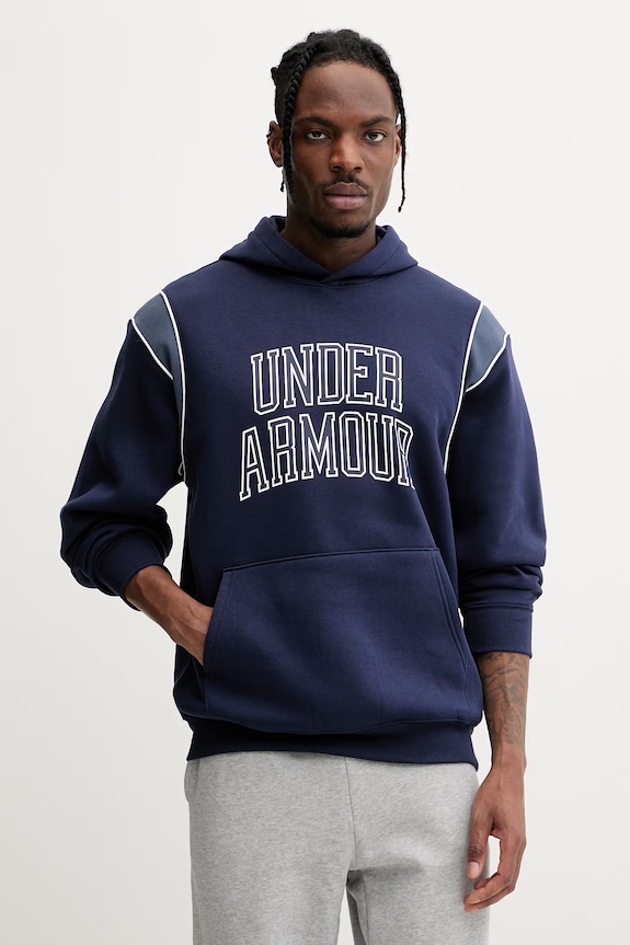 Μπλούζα Under Armour Rival με κουκούλα σκούρο μπλε 6009353