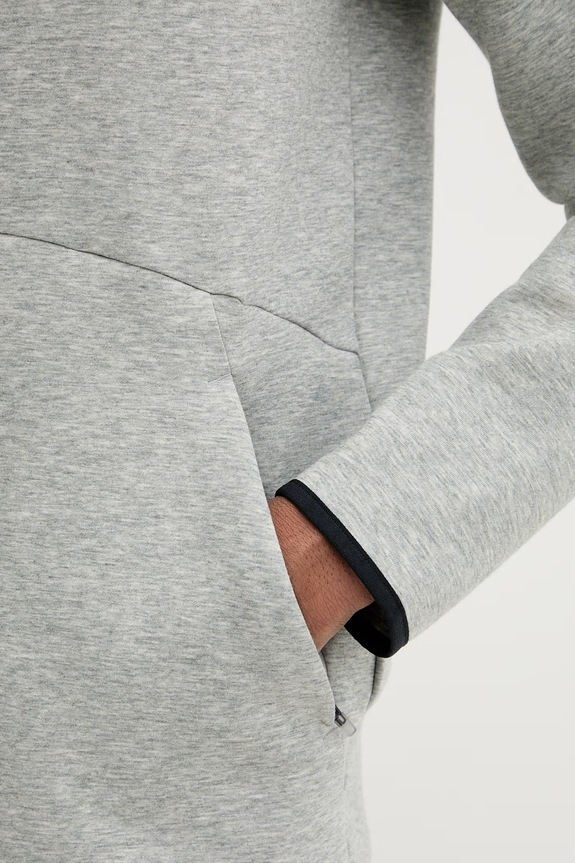 Under Armour μπλούζα με κουμπιά Ανδρική Unstoppable Flc 1389352 γκρί