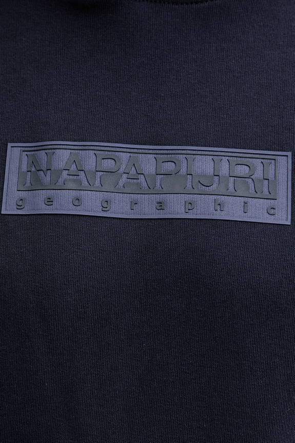 Napapijri hanorac cu glugă pentru bărbați, din bumbac B-BOX LOGO NP0A4I7V1761 bleumarin