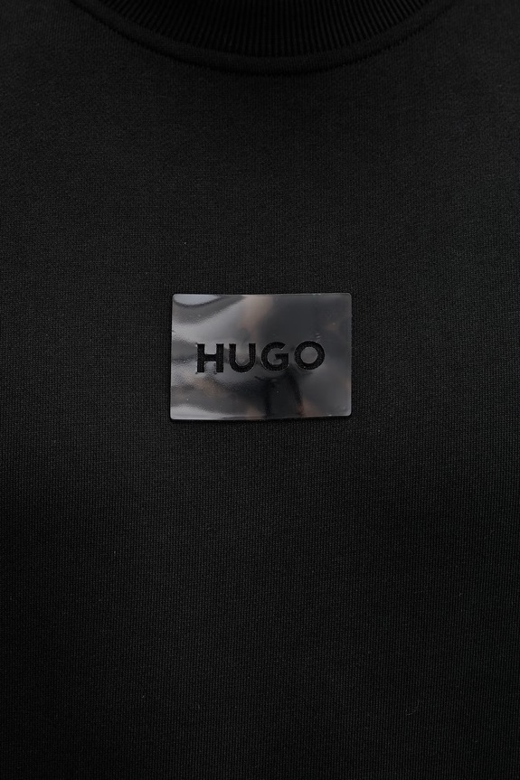 Bavlnená mikina HUGO Daylo 50557452 čierna
