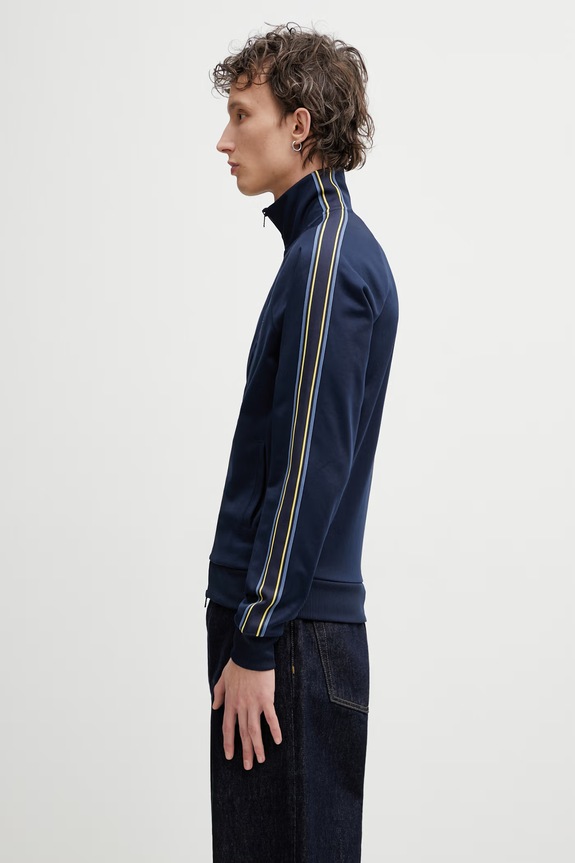 Fred Perry bluza rozpinana męska J2309 granatowy SS26