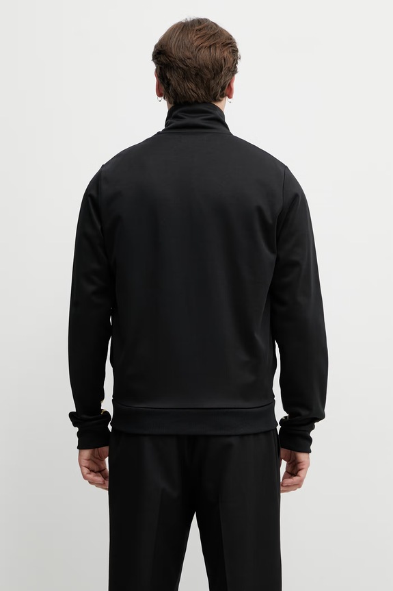 Clothing Fred Perry zip-up sweatshirt cotton men's J2329 black