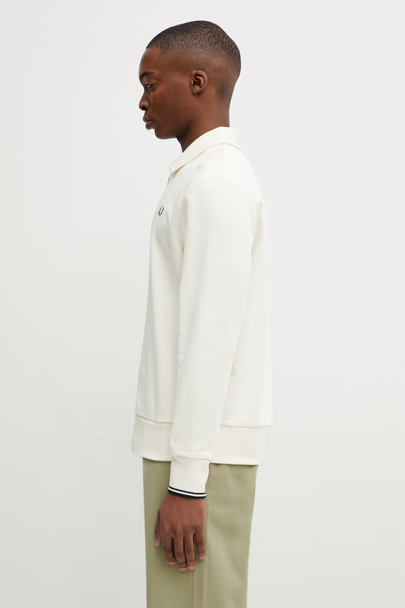 Fred Perry cotton sweatshirt M2426 beige SS26