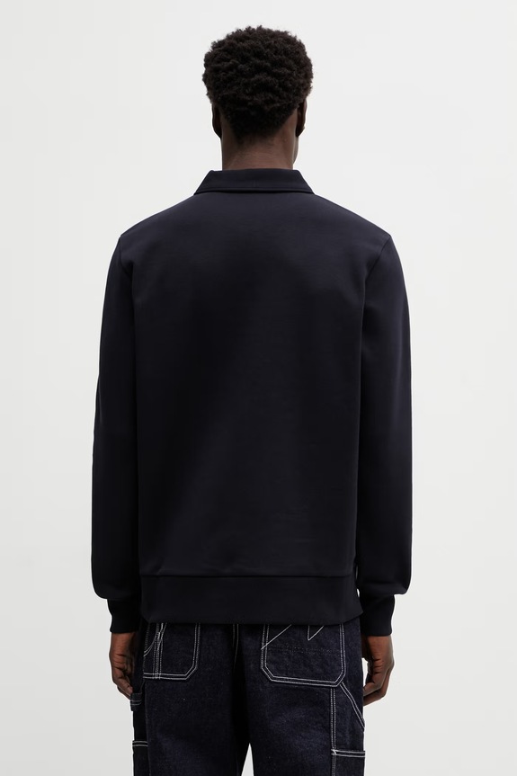 Oblečení Pánská mikina s kapucí Fred Perry M2427 námořnická modř