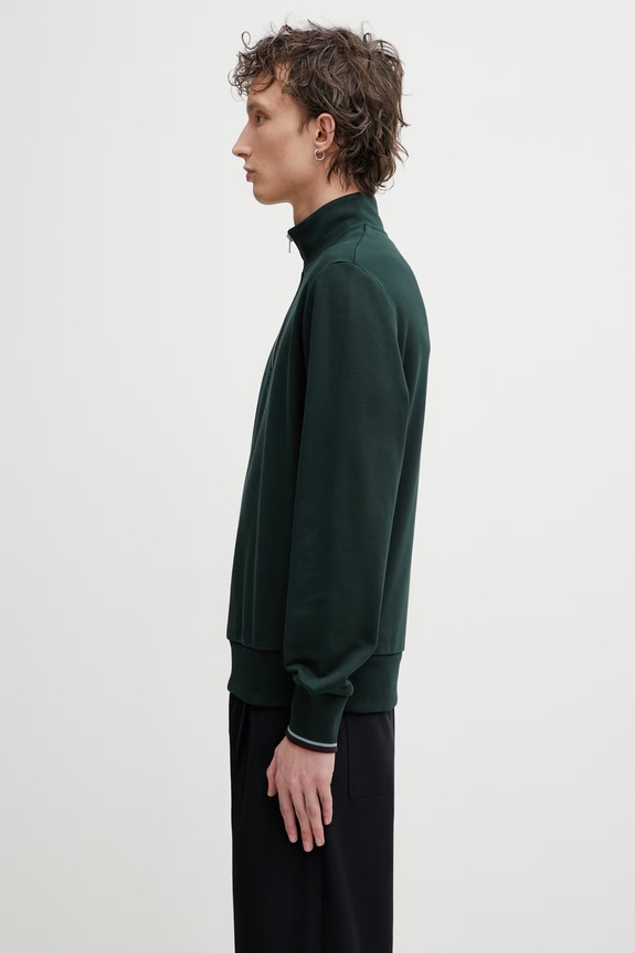 Fred Perry mikina bavlněná pánská M3574.85A zelená SS26