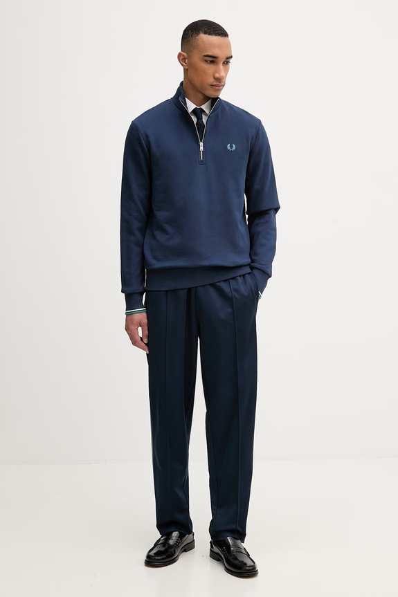 Fred Perry hanorac pentru bărbați, din bumbac M3574.86A bleumarin SS26
