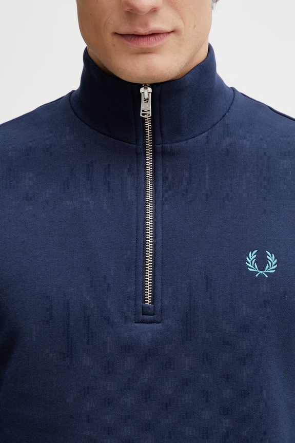 Fred Perry hanorac din bumbac pentru bărbați bleumarin M3574.86A