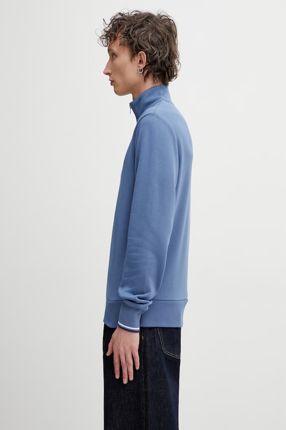 Fred Perry bluza męska bawełniana M3574.89A niebieski SS26