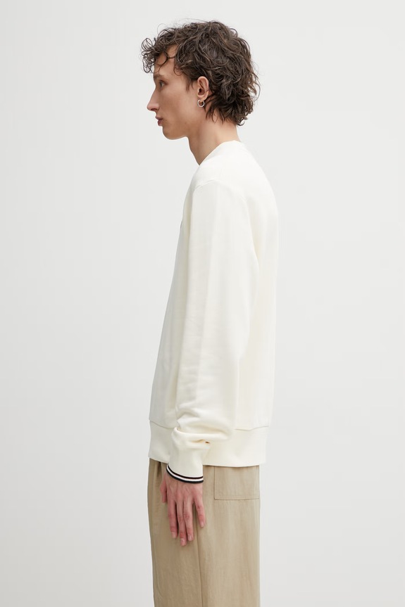 Fred Perry bluza bawełniana męska M7535.84A beżowy SS26