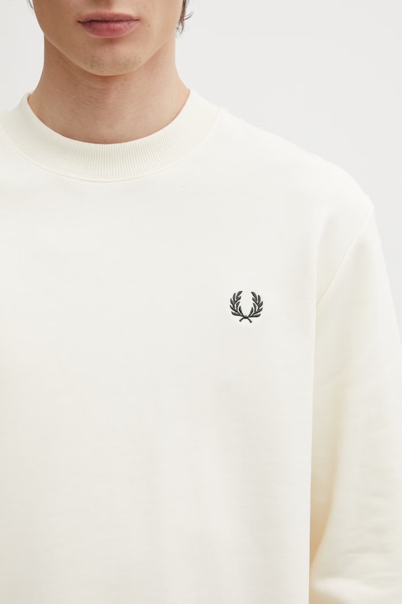 Fred Perry bluza bawełniana męska beżowy M7535.84A