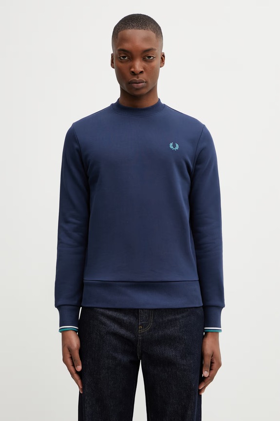 Fred Perry bluza bawełna granatowy M7535.86A