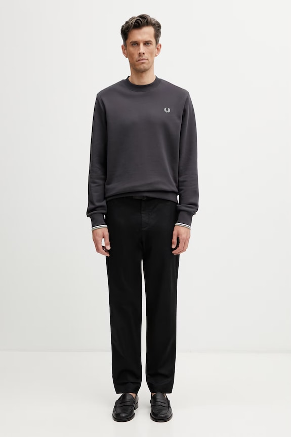 Fred Perry кофта бавовняна чоловіча M7535.87A сірий