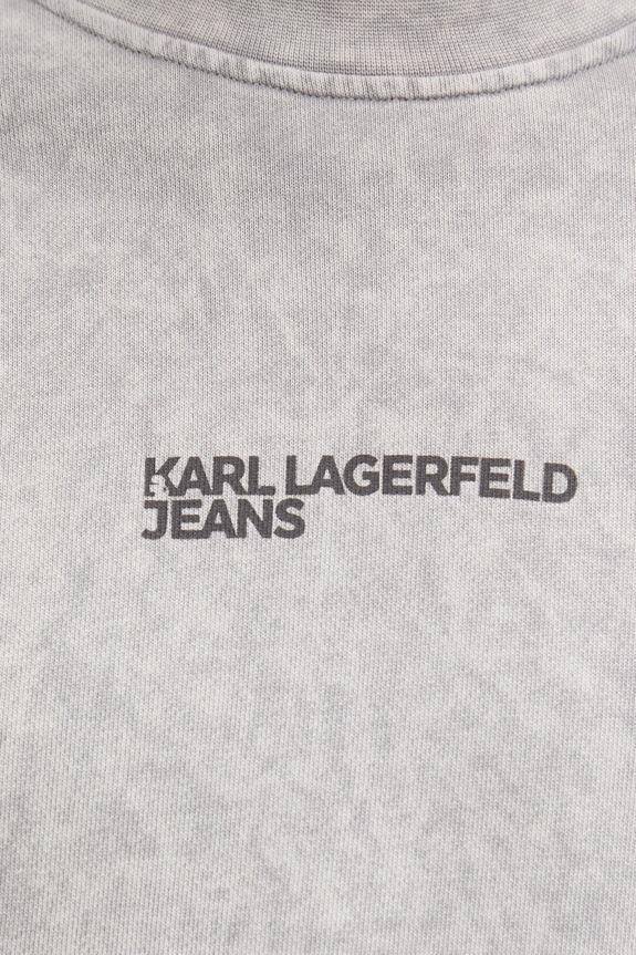 Karl Lagerfeld Jeans mikina pánská bavlněná B2M20032 šedá