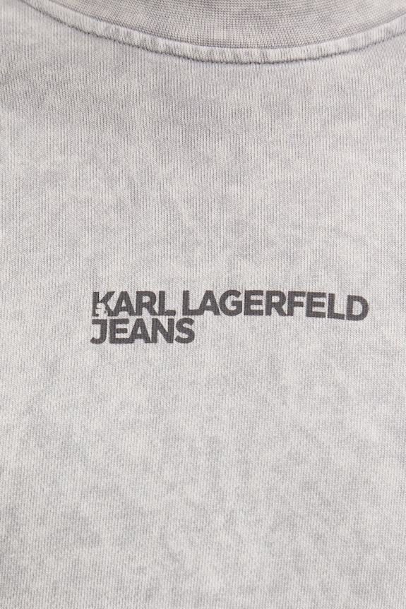 Karl Lagerfeld Jeans mikina pánská bavlněná B2M20032 šedá