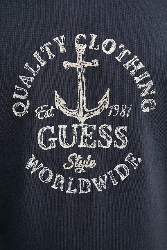 Guess hanorac bărbătesc de bumbac M6GQ23.K3464 bleumarin