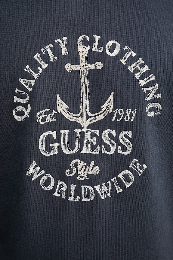 Guess hanorac bărbătesc de bumbac M6GQ23.K3464 bleumarin