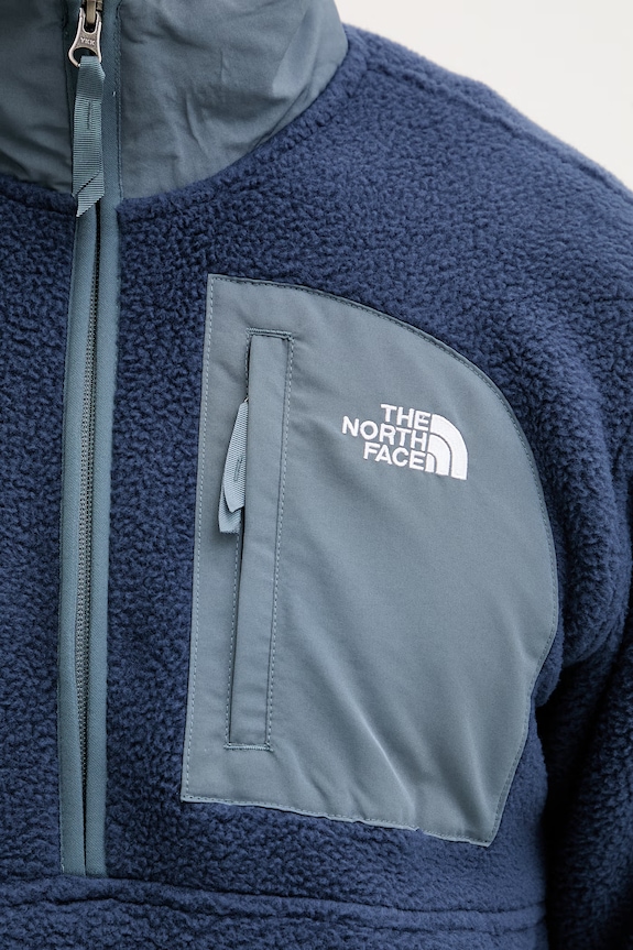 The North Face hanorac din polar pentru bărbați Yumiori Off Peak NF0A8FKPMOE1 bleumarin
