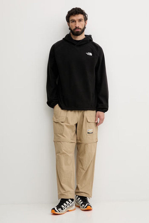The North Face felpa con cappuccio da uomo in pile OXARA NF0A8G0XJK31 nero SS26