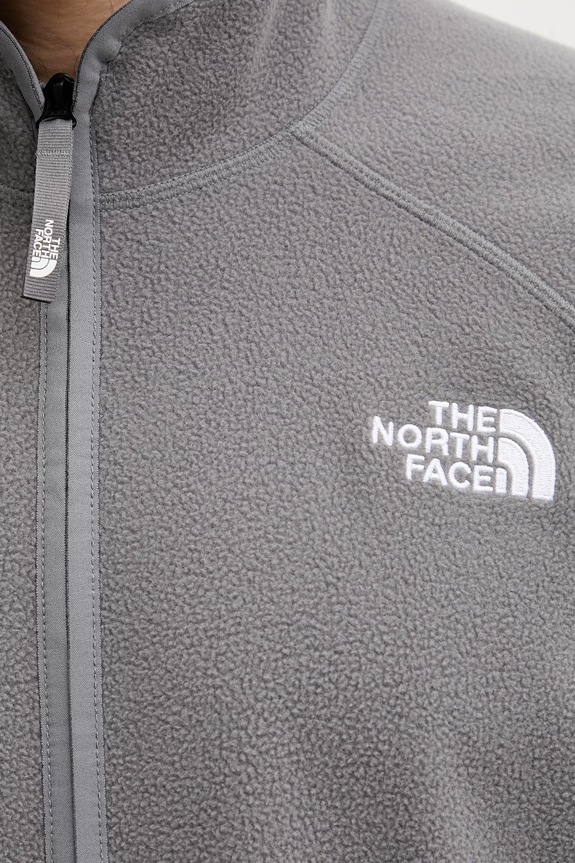 The North Face sportska dukserica za muškarce s flisom OXARA NF0A8G0Z0UZ1 siva