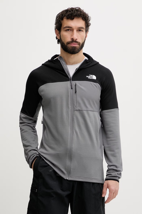 The North Face bluză sport pentru bărbați Powergrid stormgap gri NF0A8G2WRPI1