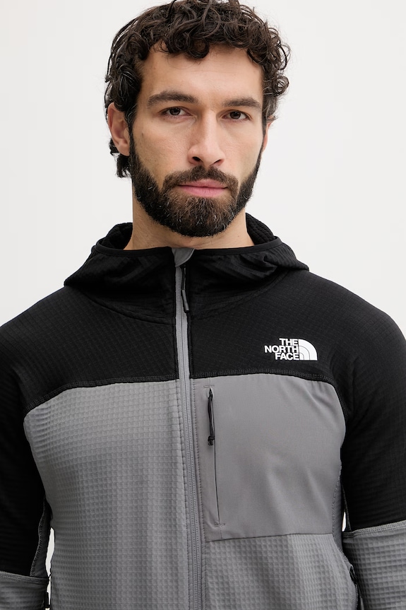 The North Face bluză sport pentru bărbați Powergrid stormgap gri NF0A8G2WRPI1