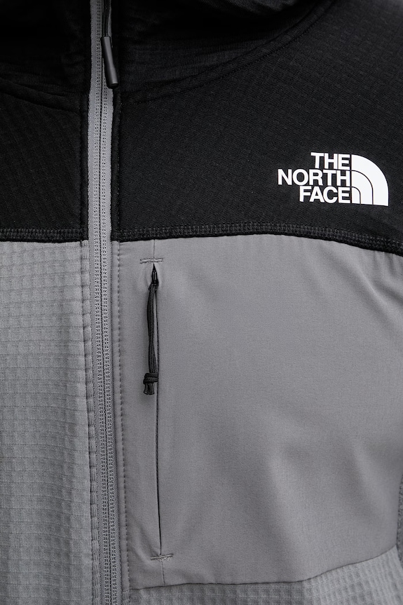 The North Face bluză sport pentru bărbați Powergrid stormgap NF0A8G2WRPI1 gri