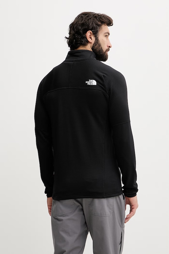 Ρούχα The North Face μπλούζα με κουμπιά Ανδρική Powergrid stormgap NF0A8G2XJK31 μαύρο