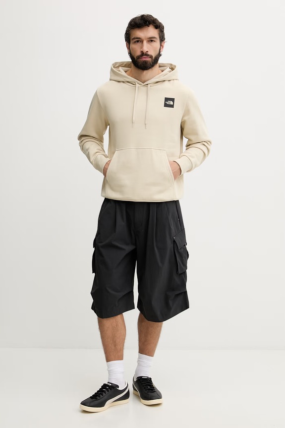 The North Face pulover moški z bombažem Evolution NF0A8G9EDOM1 bež SS26