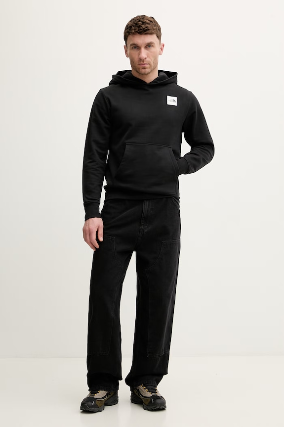 The North Face pánska bavlnená mikina s kapucňou EXPEDITION PHOTO RELAXED NF0A8G9NJK31 čierna SS26