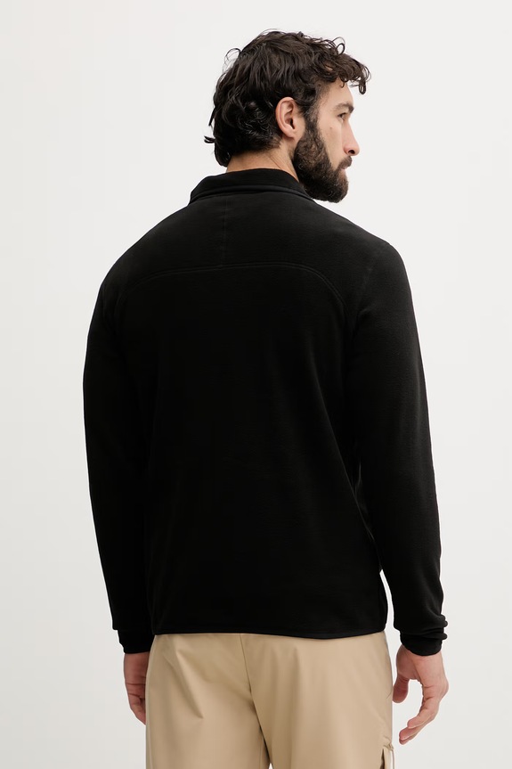 Ρούχα The North Face μπλούζα ανδρική φλις EMBROIDERED LOGO NF0A8HRWJK31 μαύρο