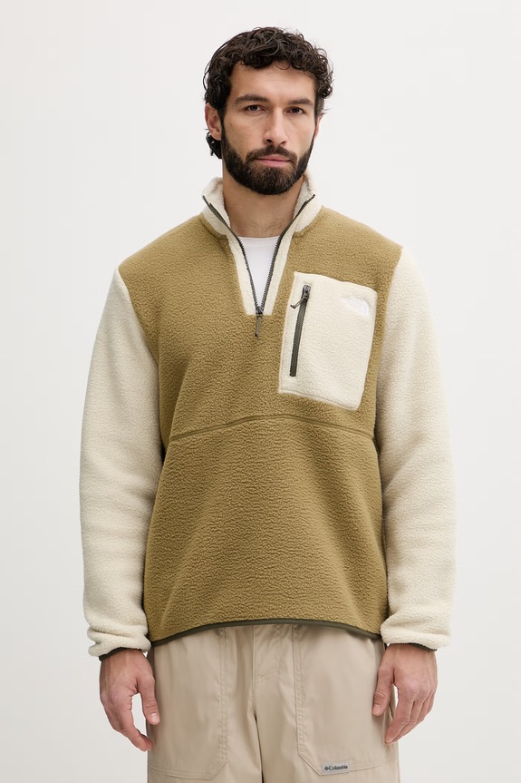 The North Face cipzáras melegítőfelső férfi Yumiori zöld NF0A883SLZO1