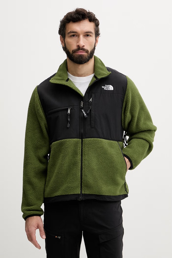 The North Face felpa con cerniera da uomo Retro Denali verde NF0A88XHDIW1