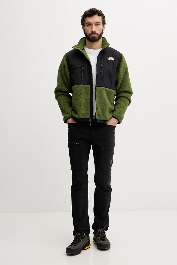 The North Face ανδρική μπλούζα με κουμπιά Retro Denali NF0A88XHDIW1 πράσινο SS26