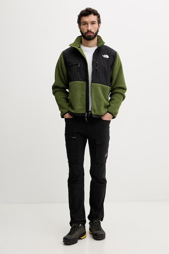 The North Face felpa con cerniera da uomo Retro Denali NF0A88XHDIW1 verde SS26