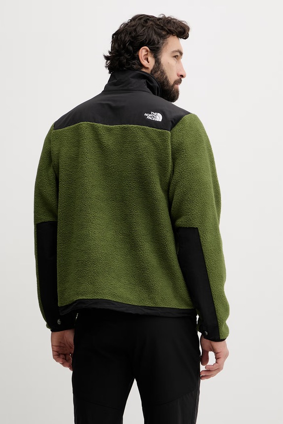 Ρούχα The North Face ανδρική μπλούζα με κουμπιά Retro Denali NF0A88XHDIW1 πράσινο