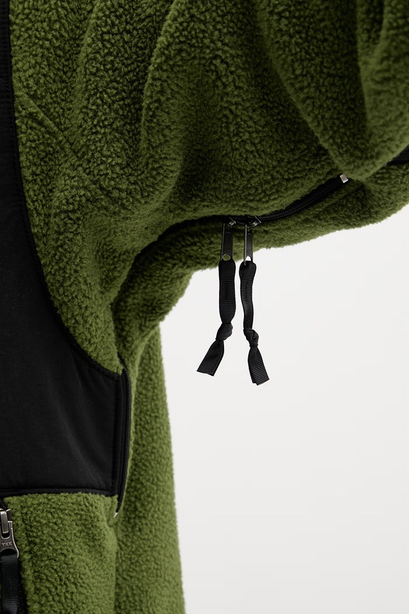 The North Face ανδρική μπλούζα με κουμπιά Retro Denali NF0A88XHDIW1 πράσινο