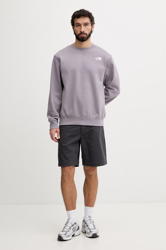 The North Face hanorac pentru bărbați, cu amestec de bumbac Essential NF0A89ETG7O1 violet SS26