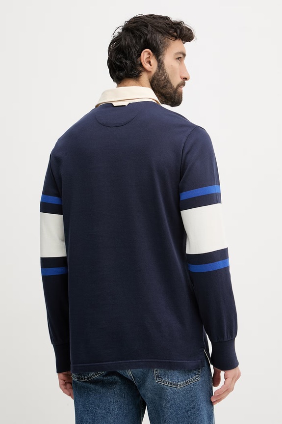 Odzież Gant bluza męska bawełniana 2065099 granatowy
