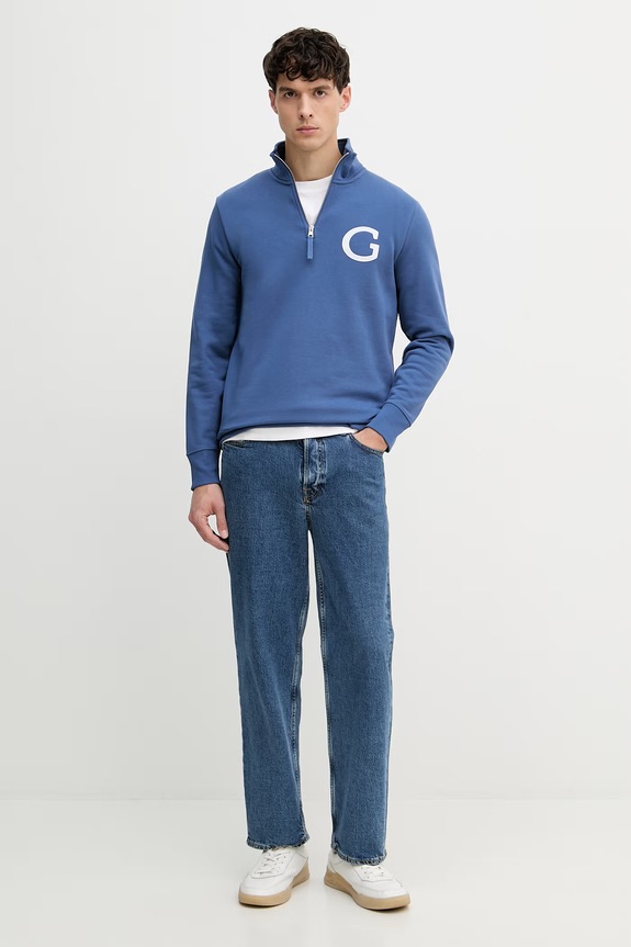Gant bluza męska 2067119 niebieski SS26