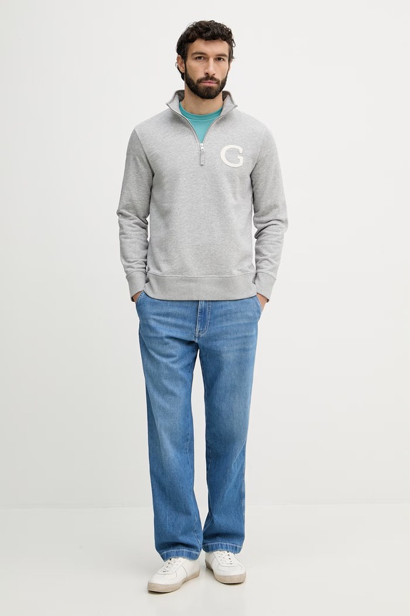 Gant bluza męska 2067119 szary SS26